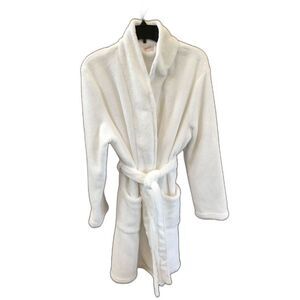 GILLIGAN & OMALLEY Women L/XL Shaggy Plush Robe Tie Pockets Fleece Polyester